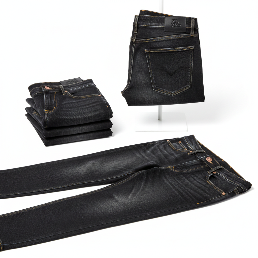 Black Denim Jeans
