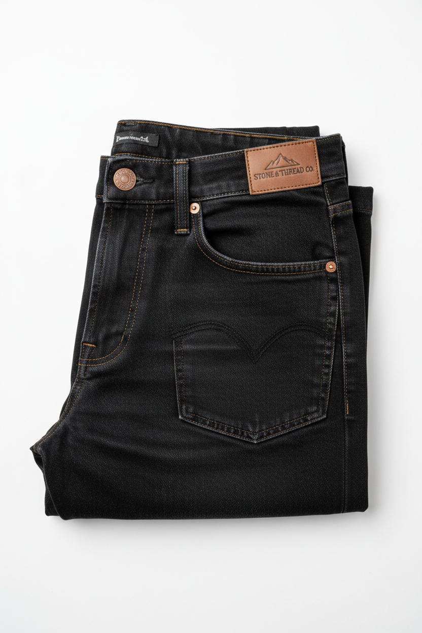 Black Denim Jeans.