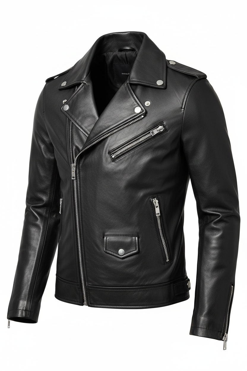 BLaether jacket for men