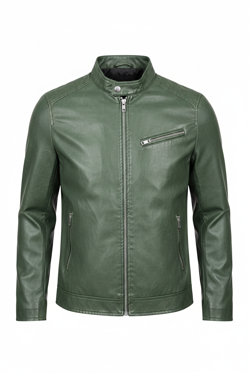 BLaether jacket for men