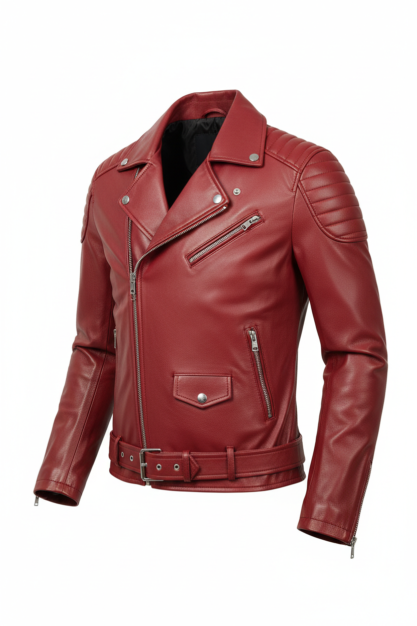 BLaether jacket for men